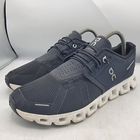 On Cloud 5 Womens Size 9.5 Black Athletic Shoes Running Walking Outdoors Casual - Picture 3 of 14